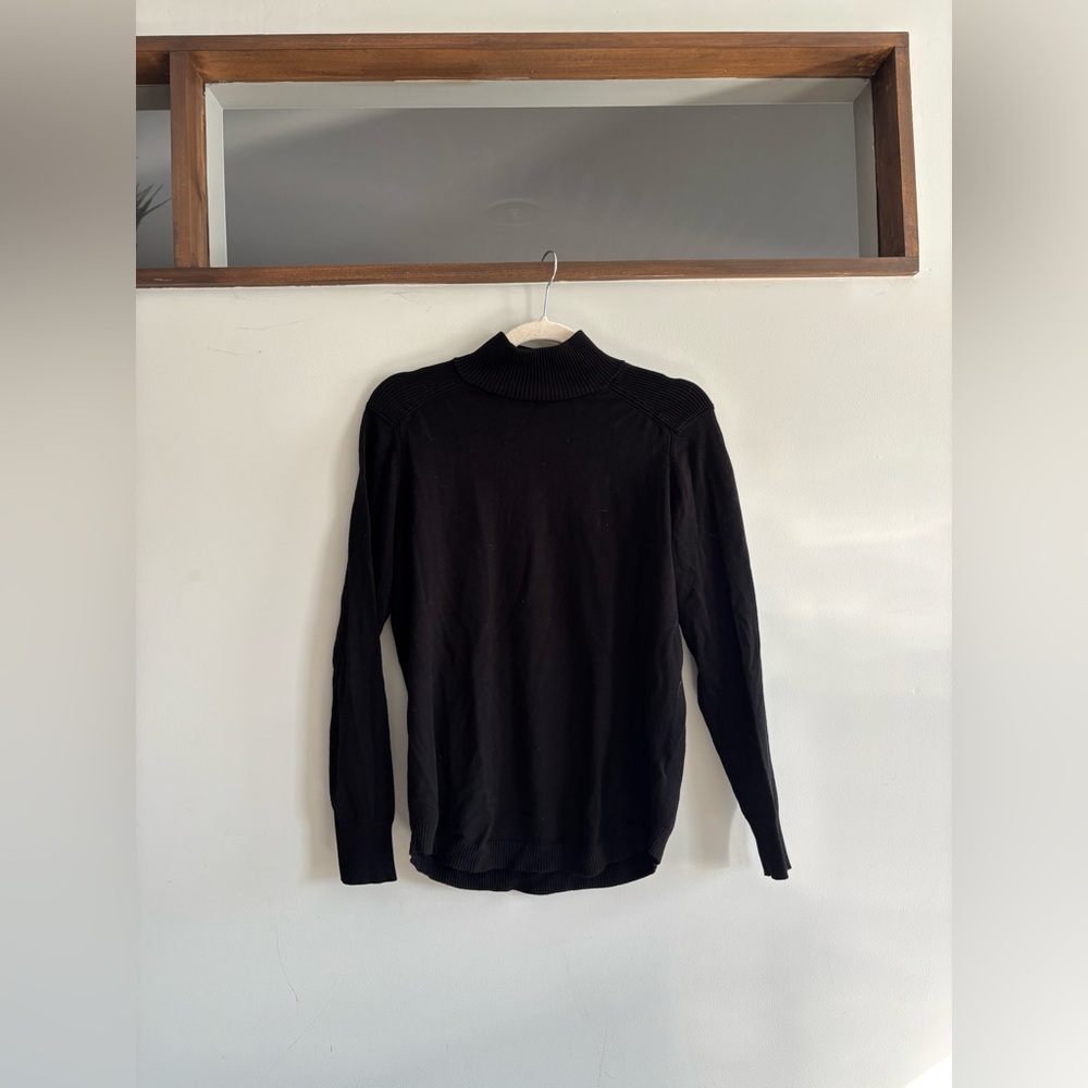 Elle Women’s Black Turtleneck Sweater